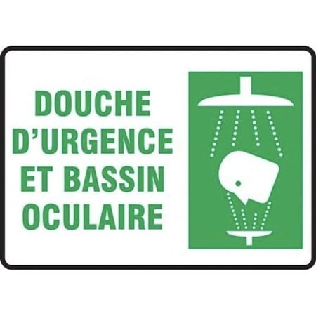 Accuform LANE GUIDANCE SIGN LEFT LANE MUST FRR655RA FRR655RA